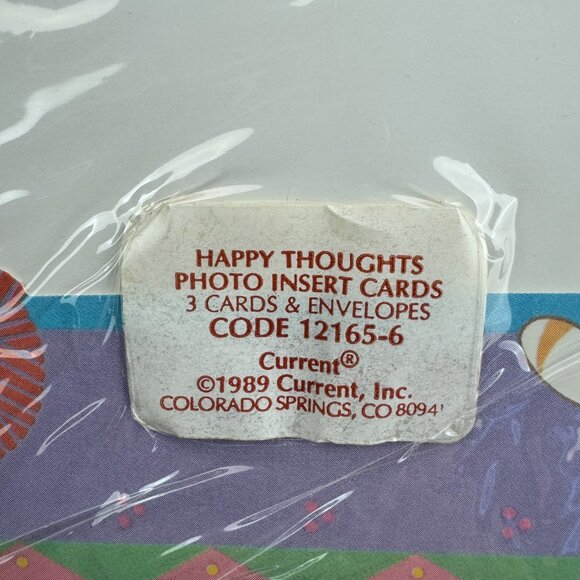 Vtg 1989 Happy Thoughts Current Happy Thoughts Brand Photo Insert Cards Sealed - Picture 6 of 8